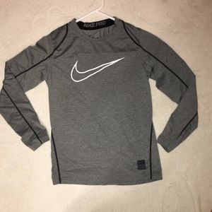 Boys Nike Pro Long Sleeve
